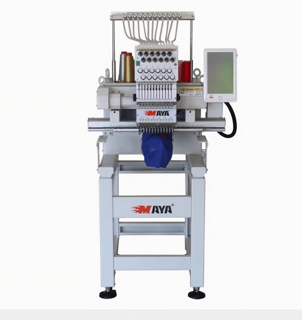 Maya TCQ-1201, Industrial Single-head, 12-needle Embroidery Machine, 500x400 mm