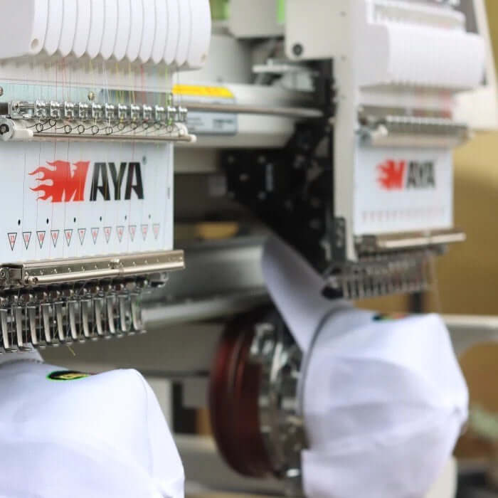 Maya TCL-1202, Industrial Double-head, 12-needle Embroidery Machine, 500x400 mm