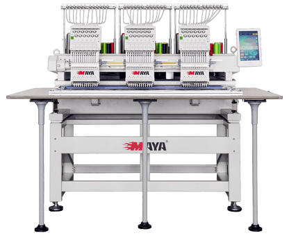 Maya TCL-1203, Industrial 3-head, 12-needle Embroidery Machine, 500x400 mm