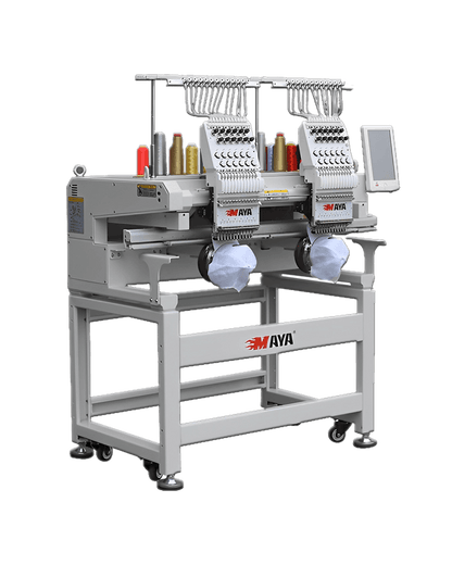 Maya TCL-1202, Industrial Double-head, 12-needle Embroidery Machine, 500x400 mm